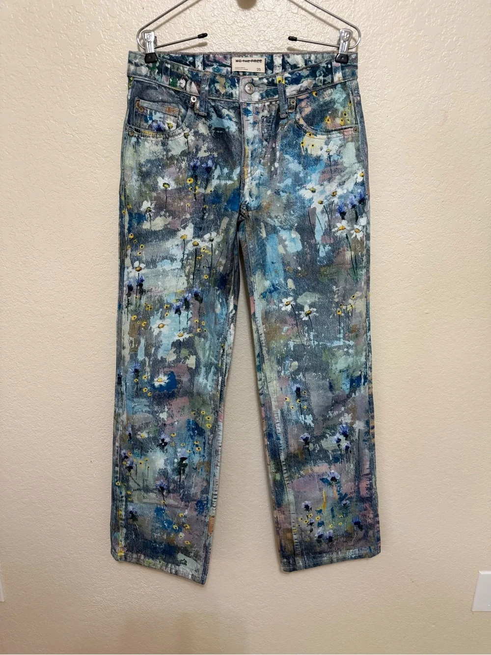 New Free people We The Free Tennessee Low-Rise Illusions Jeans size 25
